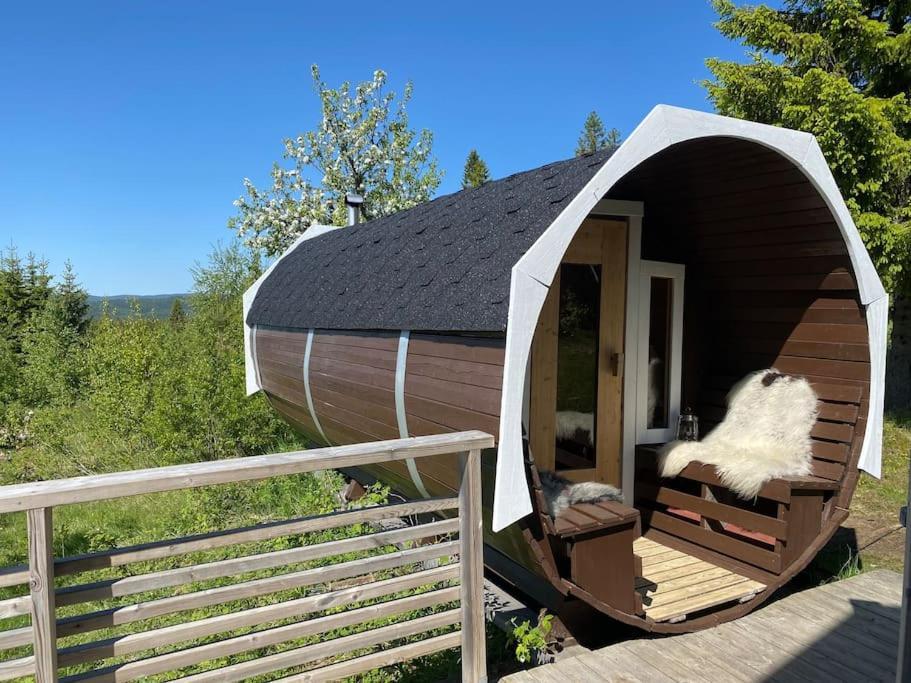 Forest Cabin With Stunning Mountain View & Sauna Torsby Exteriör bild