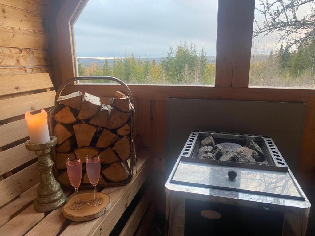 Forest Cabin With Stunning Mountain View & Sauna Torsby Exteriör bild
