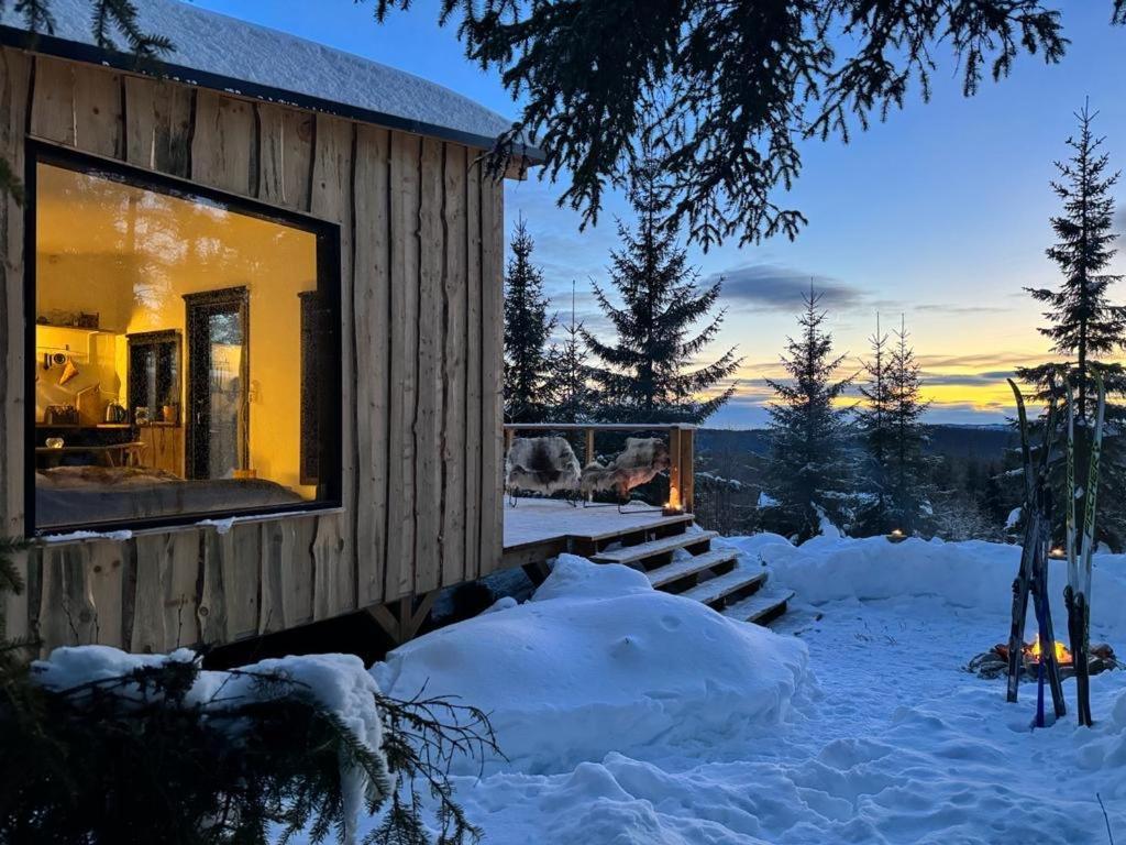 Forest Cabin With Stunning Mountain View & Sauna Torsby Exteriör bild