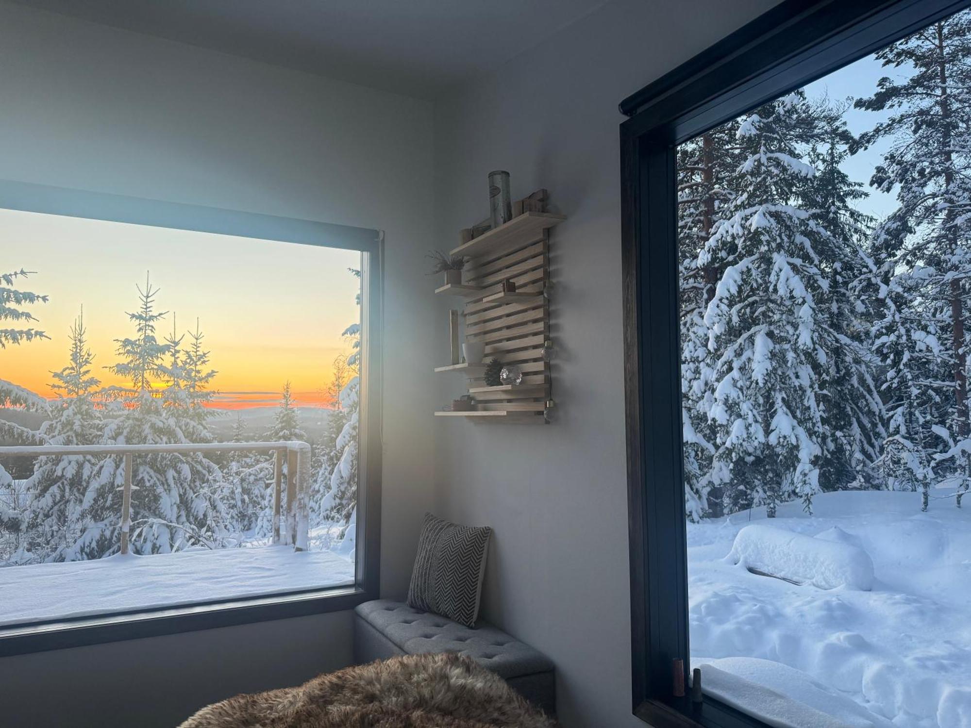 Forest Cabin With Stunning Mountain View & Sauna Torsby Exteriör bild